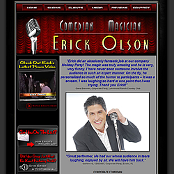 Comedian Magician Erick Olson
